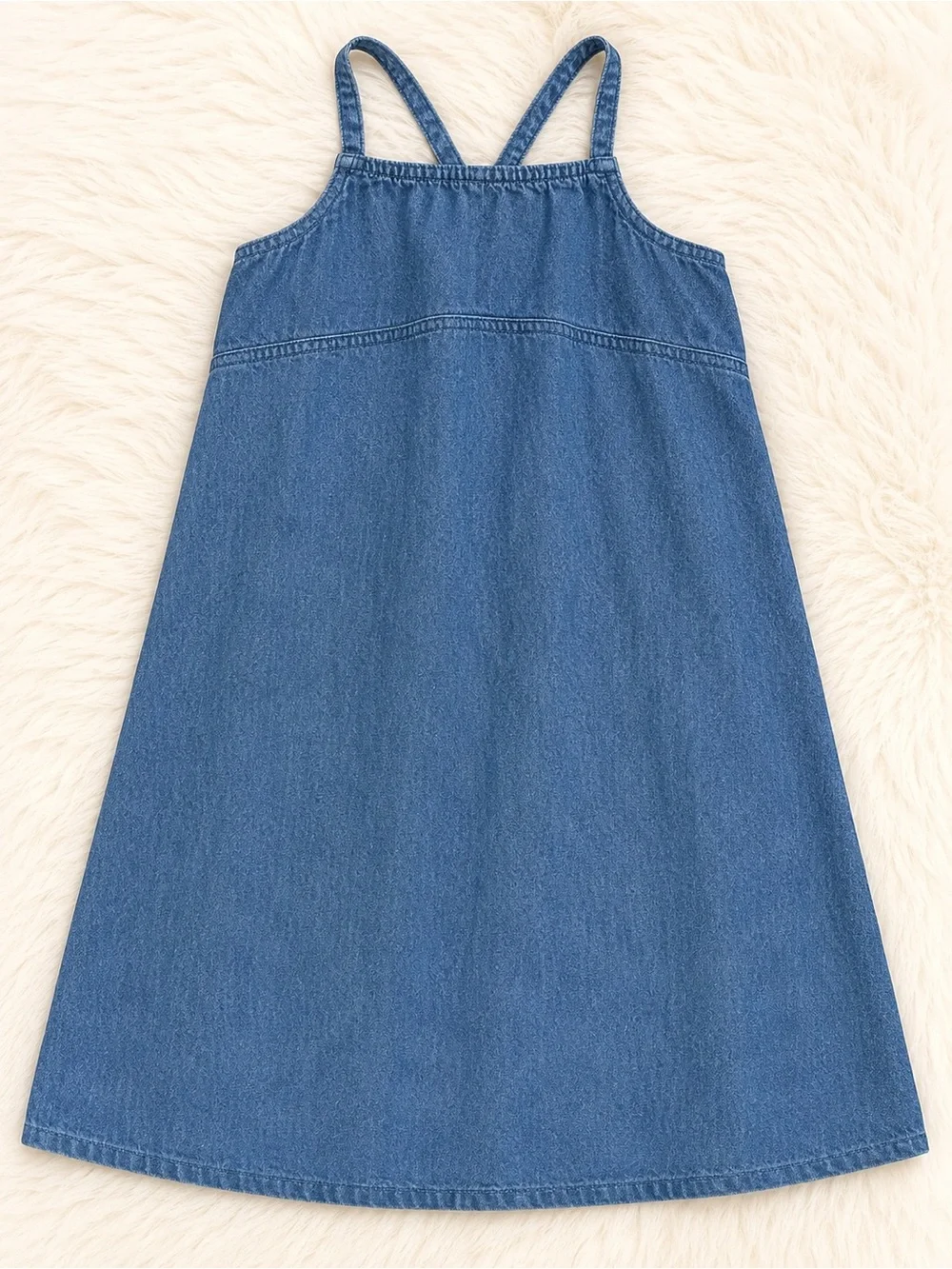 Old Navy Denim A-Line Sundress - Blue